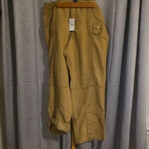 Lane Bryant Tan Capris